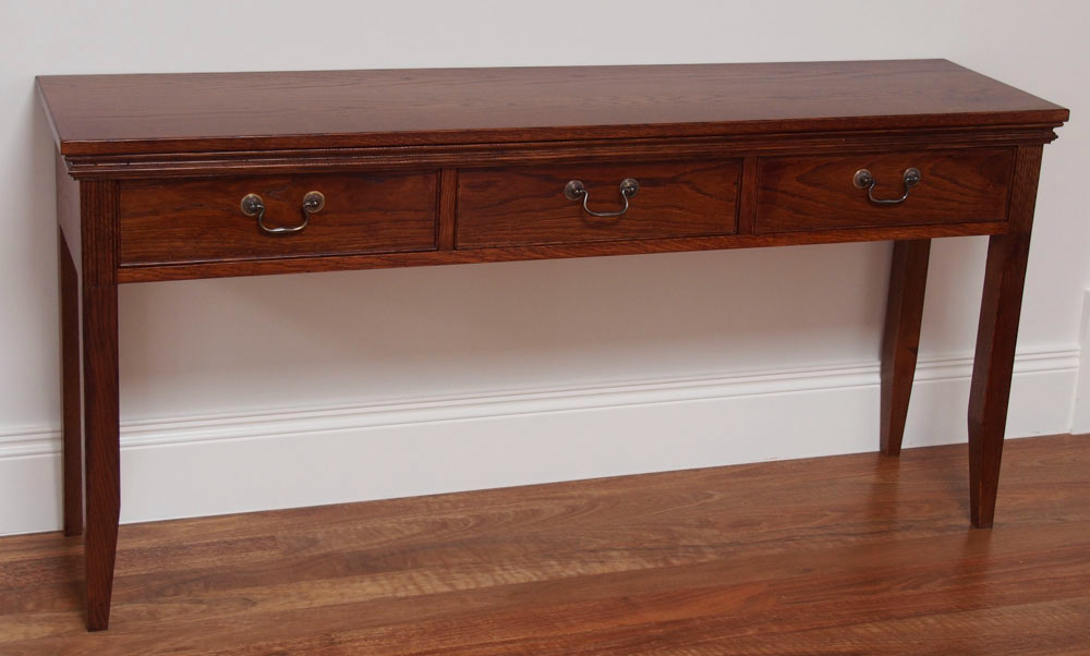 rectangular hall table